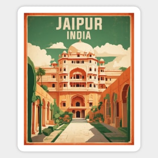 Jaipur India Vintage Tourism Travel Magnet